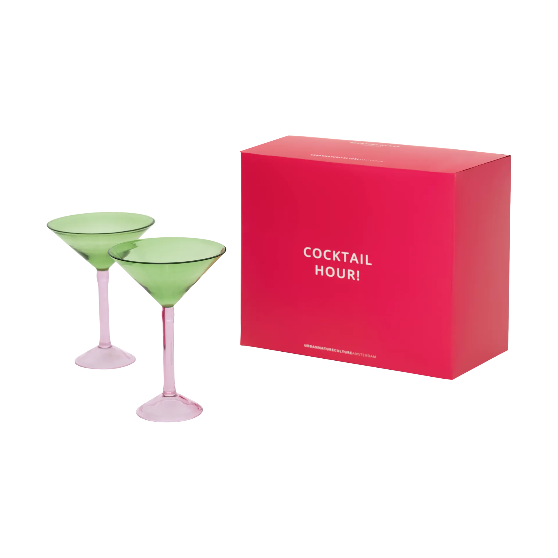 Urban Nature Culture lahjasetti martini-lasit 2-pack, Green URBAN NATURE CULTURE