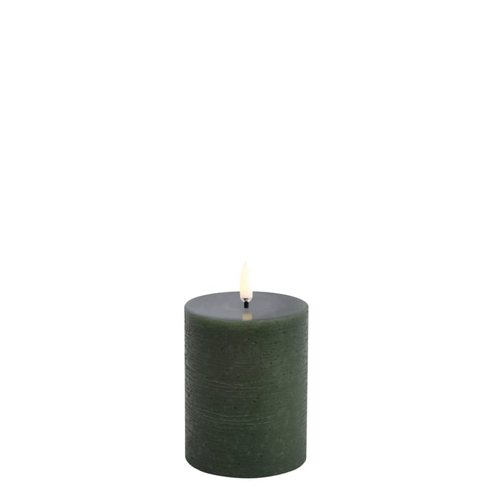 LED-kynttilä 7,8x10 cm Rustiikki, Oliivinvihreä Uyuni Lighting