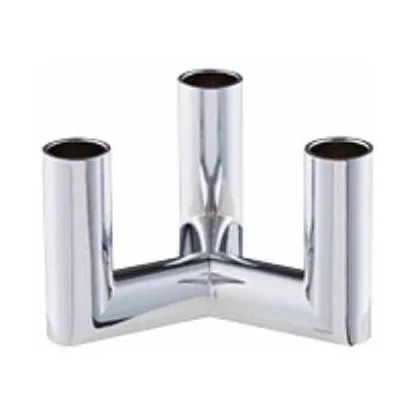 Uyuni Matrix mini kynttilänjalka 3-haarainen, Kromi Uyuni Lighting