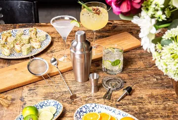Vacuvin Lovers Bar In A Box cocktailsetti - Ruostumatonta terästä, 7 osaa - Vacuvin