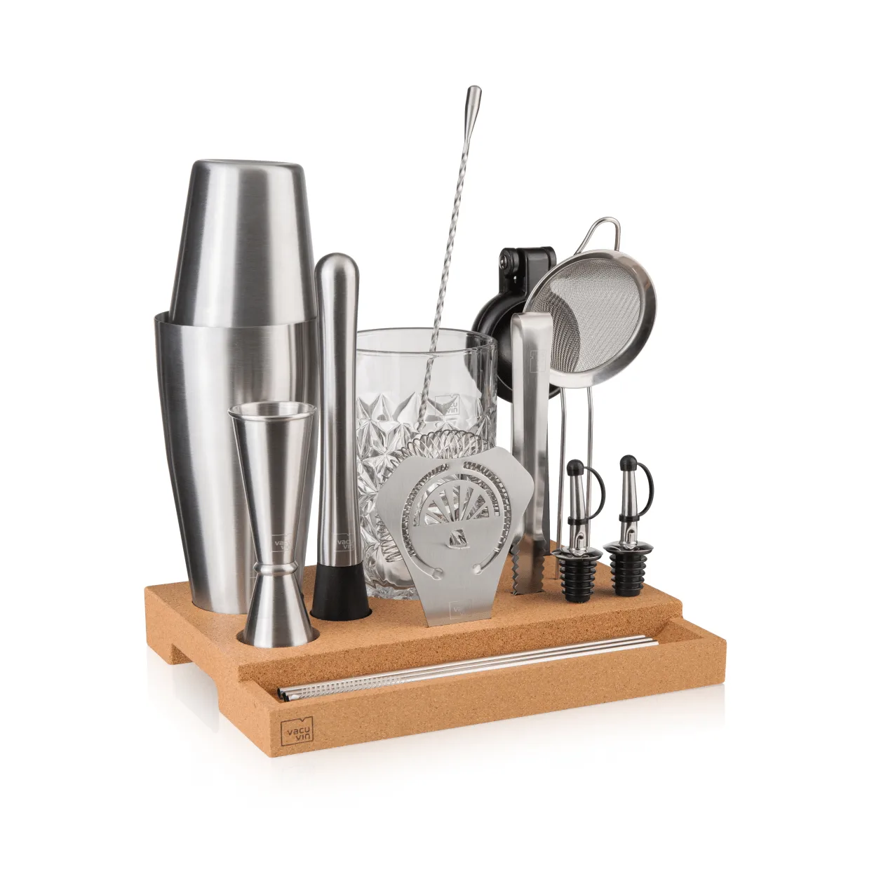 Vacuvin Master Bar In a Box cocktailsetti, Ruostumatonta terästä, 16 osaa Vacuvin