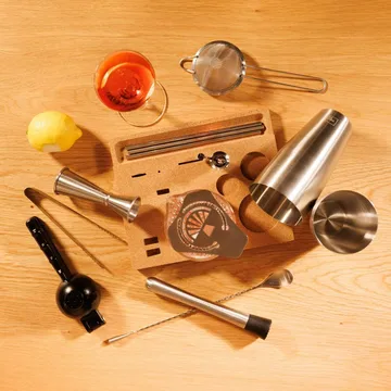 Vacuvin Mixologist Bar In a Box cocktailsetti - Ruostumaton teräs, 14 osaa - Vacuvin