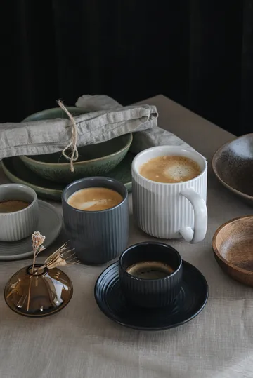 Duga muki 20 cl 4-pakkaus - Valkoinen, hiekanharmaa, antrasiitti, musta - Vargen & Thor