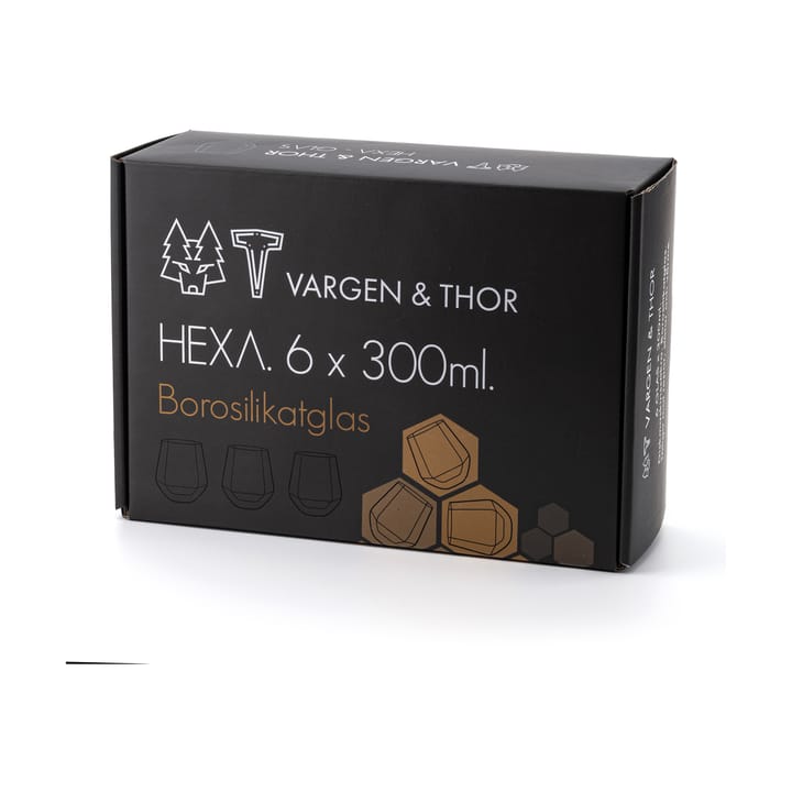 Hexa lasi 30 cl 6-pakkaus, Kirkas Vargen & Thor