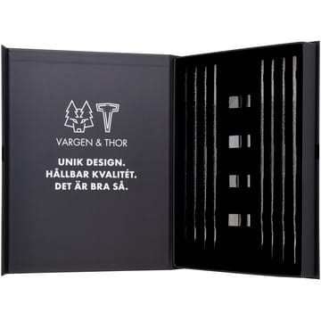 Kito Chopsticks -syömäpuikot 4-pakkaus - Musta - Vargen & Thor