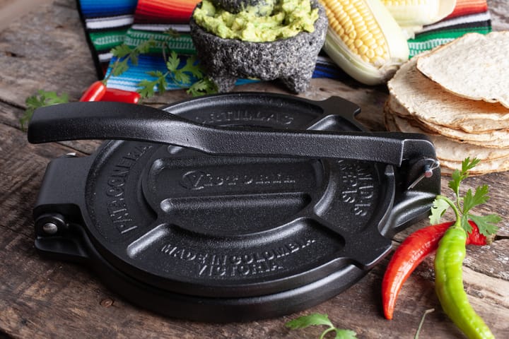 Tortillapannu 16,5 cm valurauta musta, Musta Victoria