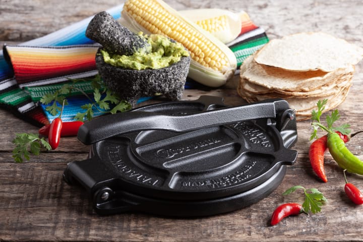 Tortillapannu 16,5 cm valurauta musta, Musta Victoria