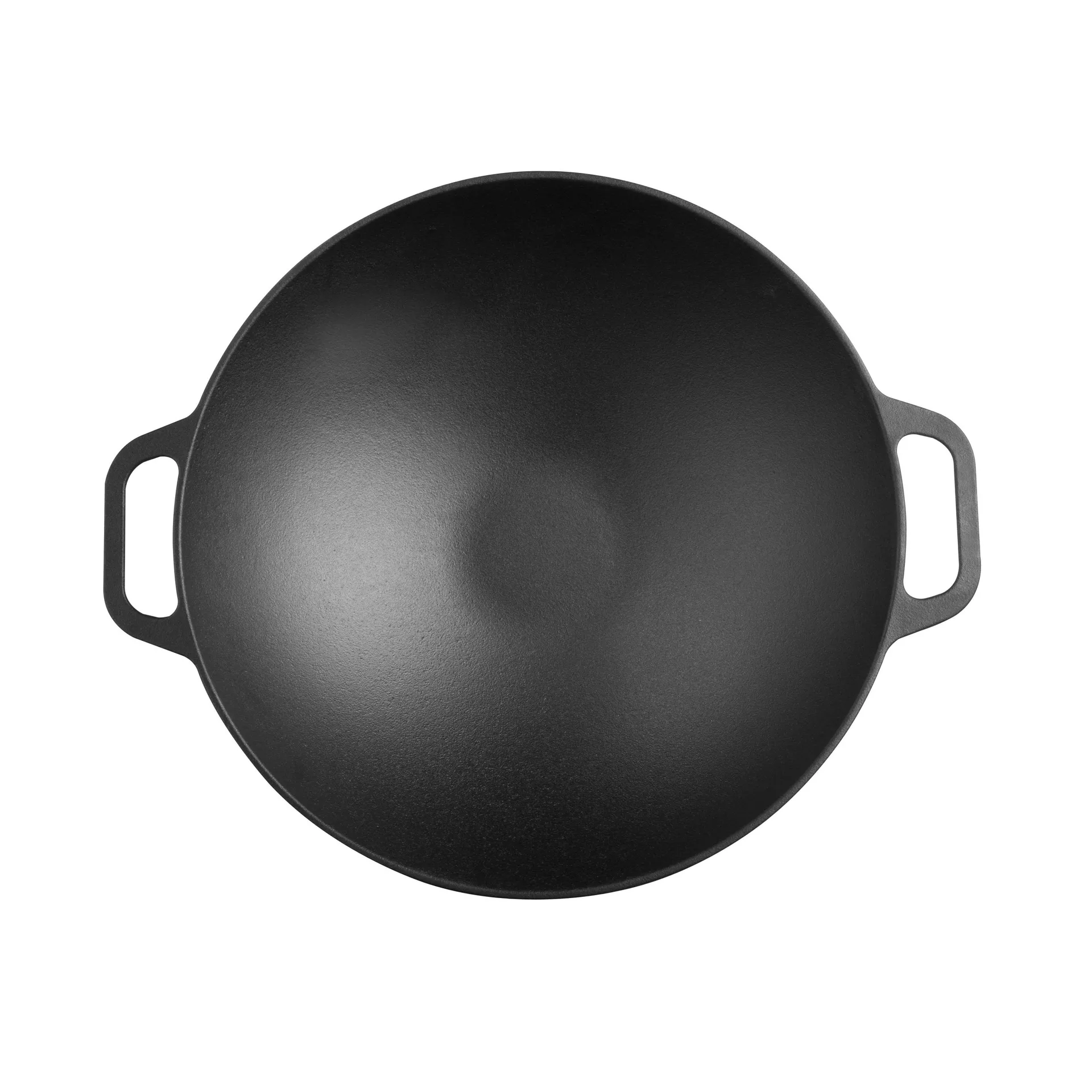 Valurautainen wok-pannu 36 cm, Musta Victoria