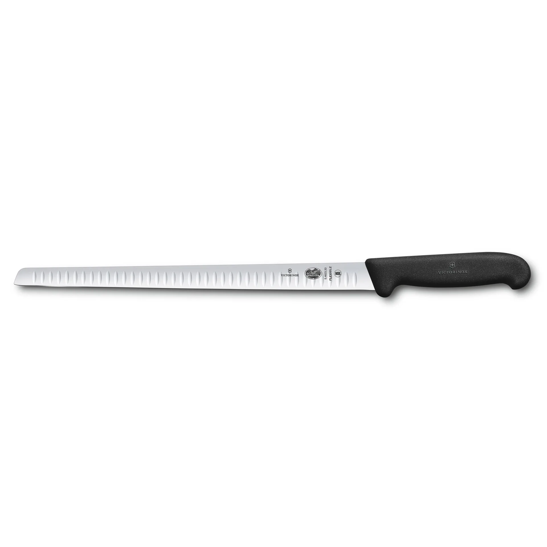 Fibrox lohiveitsi sahalaitainen 30 cm, Ruostumaton teräs Victorinox