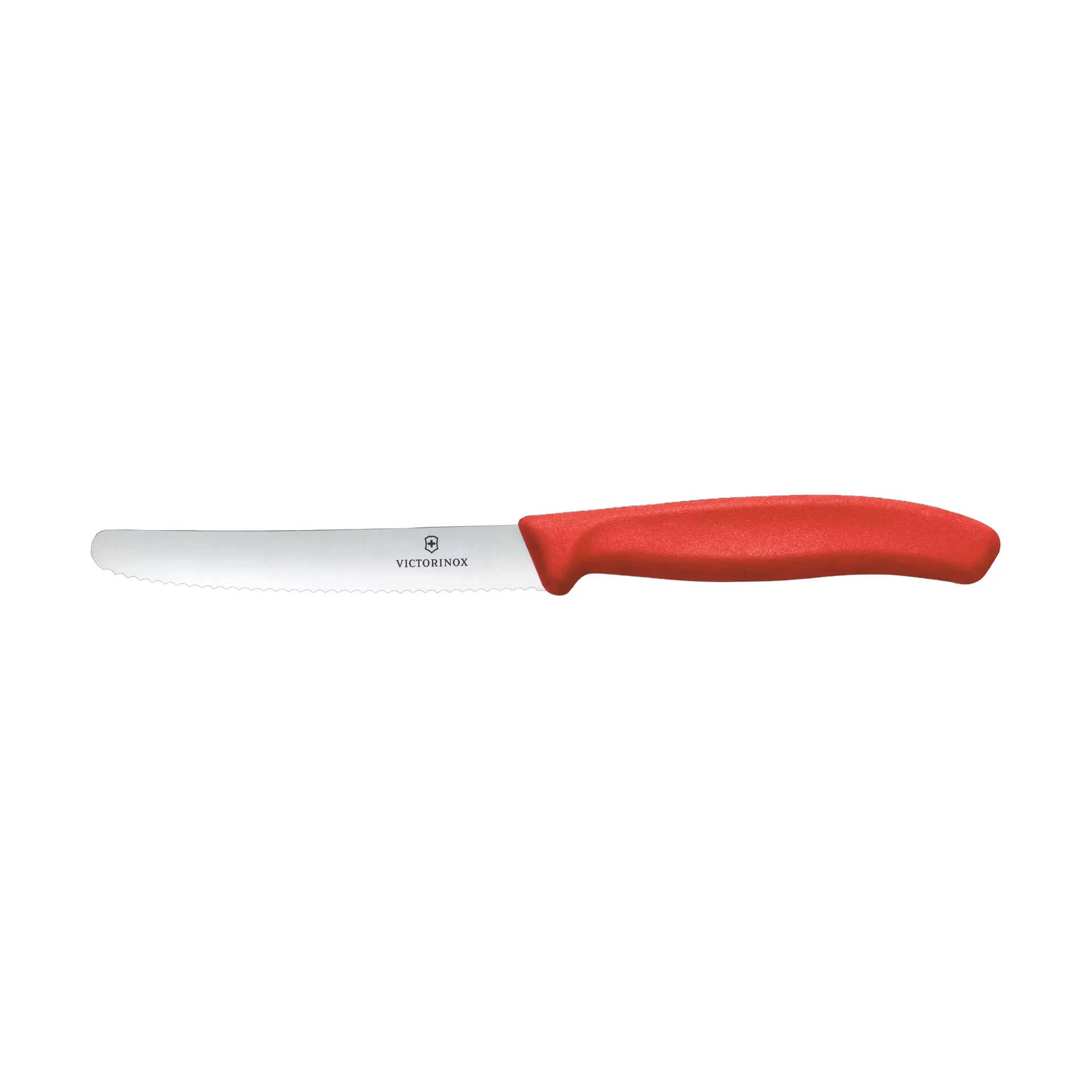 Swiss Classic makkara-/tomaattiveitsi sahalaitainen 11 cm, Punainen Victorinox