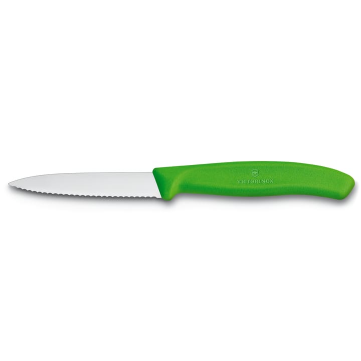 Swiss Classic vihannes-/ kuorimaveitsi hammastettu 8 cm - Vihreä - Victorinox