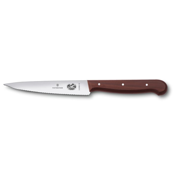 Victorinox kokkiveitsi aaltoterällä 12 cm, Mänty Victorinox