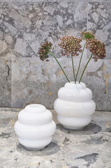 Bubble maljakko Ø 20 cm - Valkoinen - Villa Collection