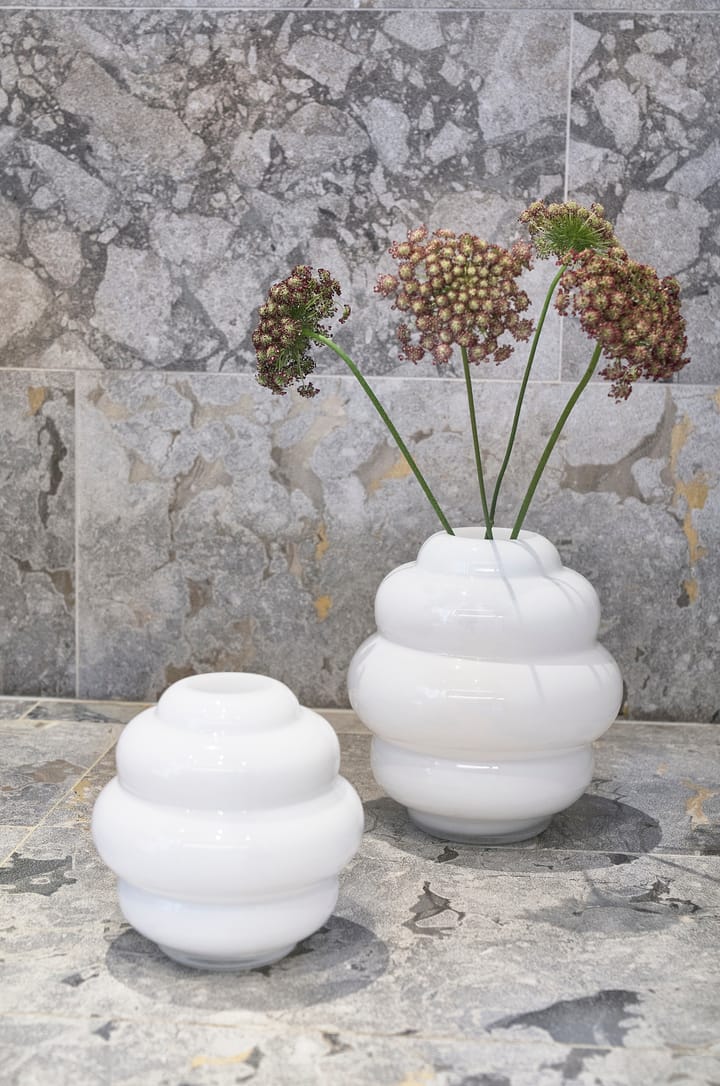 Bubble maljakko Ø 20 cm, Valkoinen Villa Collection