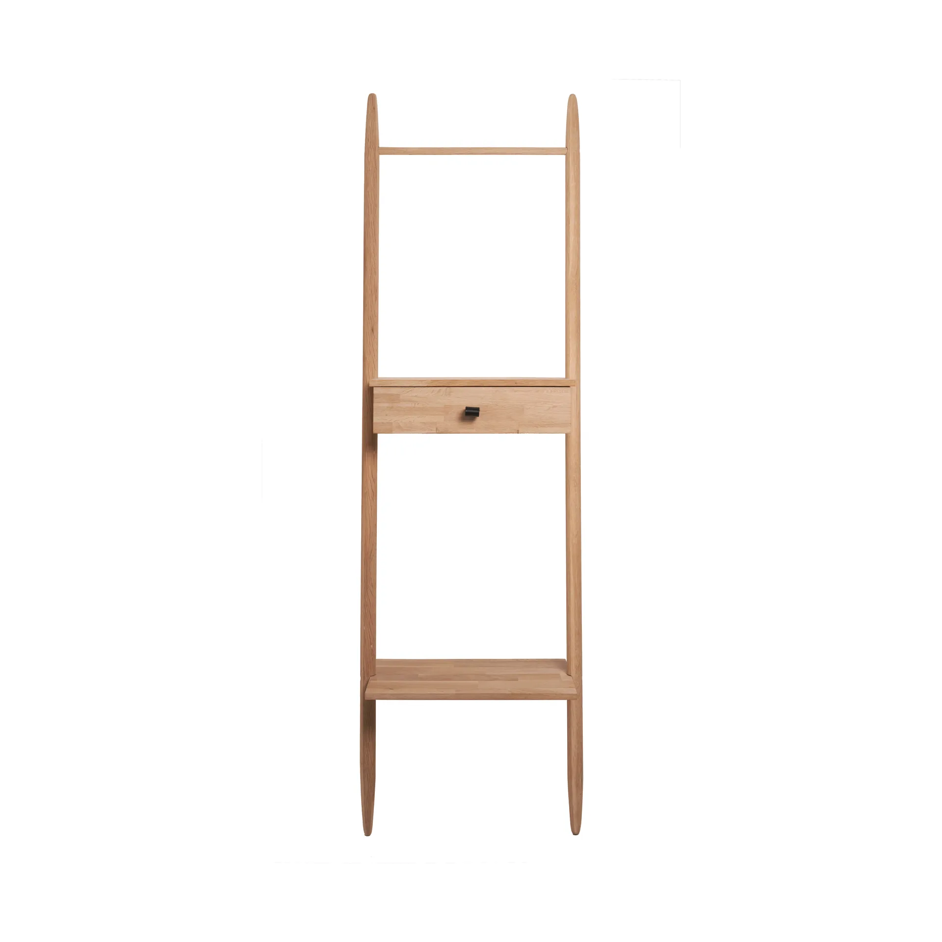 Ebern seinähylly 47x170 cm, Massiivinen tammi-valkopigmentoitu Villa Collection