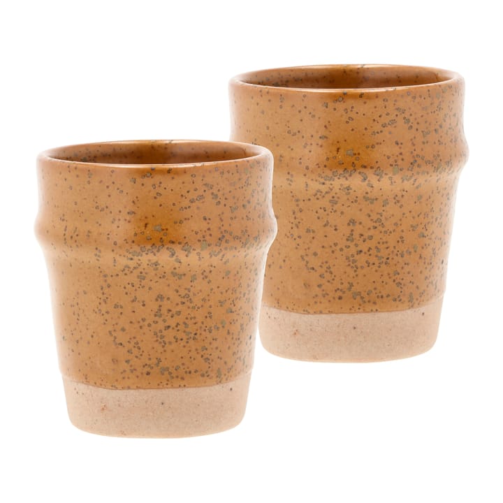 Evig espressokuppi 10 cl 2-pakkaus - Amber - Villa Collection