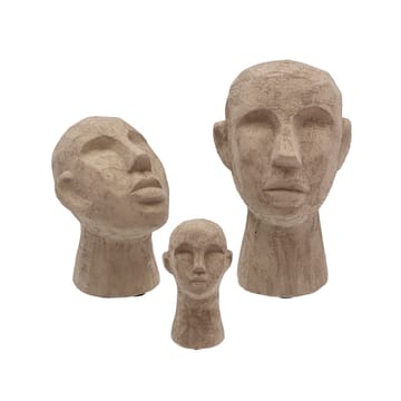 Head koriste - Harmaanruskea, pieni - Villa Collection