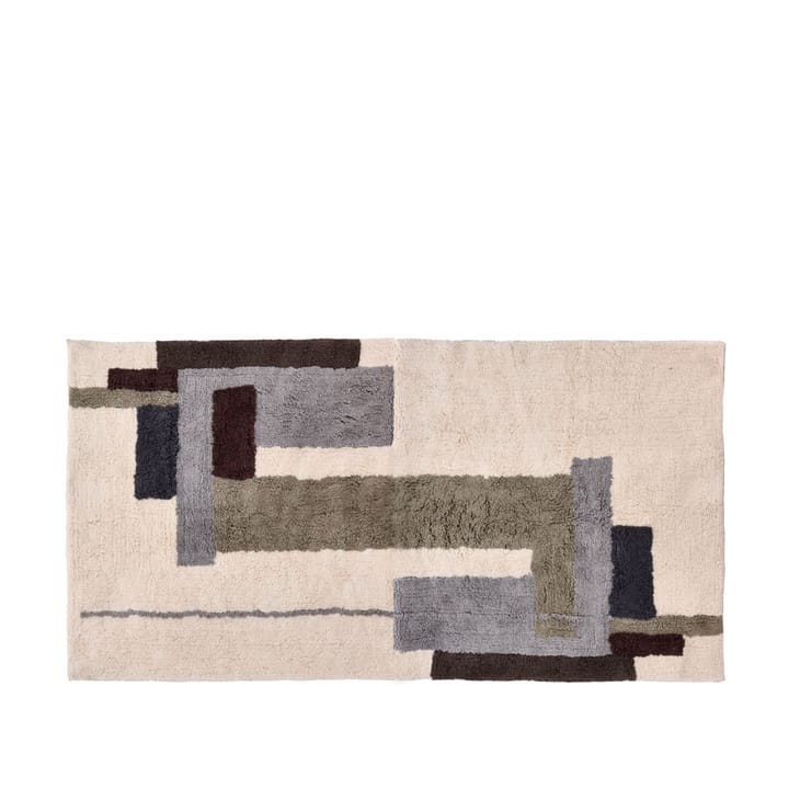 Laerk matto - Harmaa/offwhite, 200x300 cm - Villa Collection