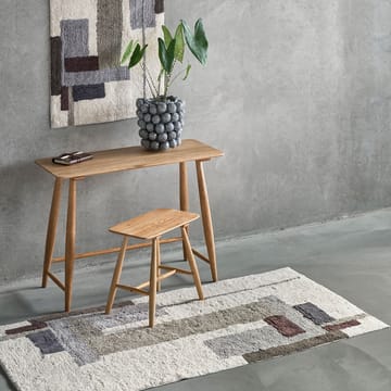 Laerk matto - Harmaa/offwhite, 90x180 cm - Villa Collection