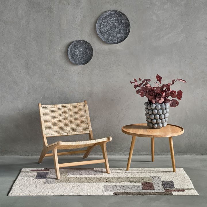 Laerk matto, Harmaa/offwhite, 90x180 cm Villa Collection