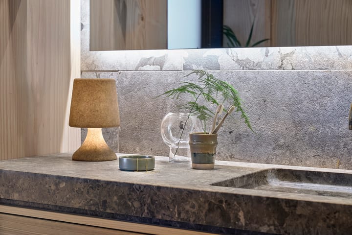 Midnat loungevalaisin Ø 16 cm, Vaaleanruskea Villa Collection