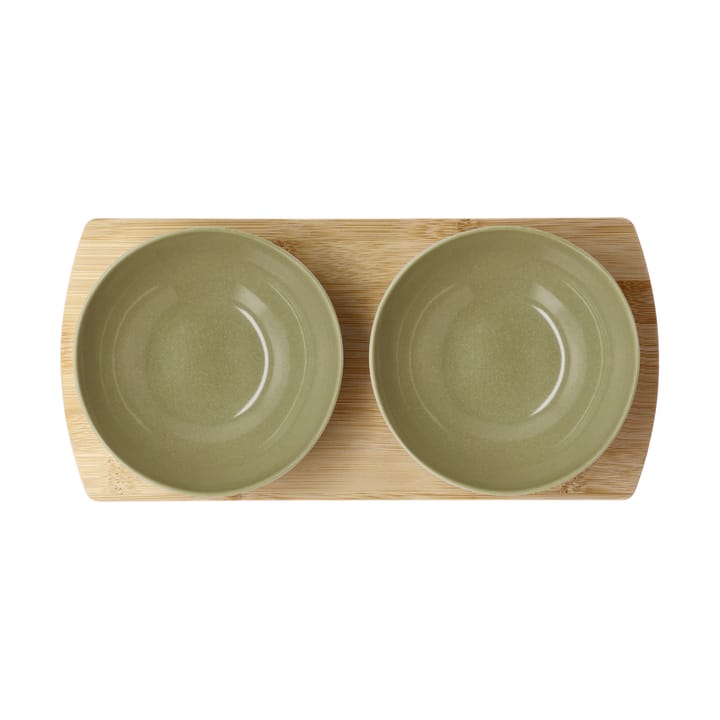 Shoku bambutarjotin kahdella kulholla, Pure Green Villa Collection