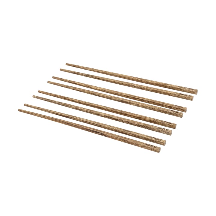 Shoku syömäpuikot 23,5 cm 4-pack. - Wengepuu - Villa Collection