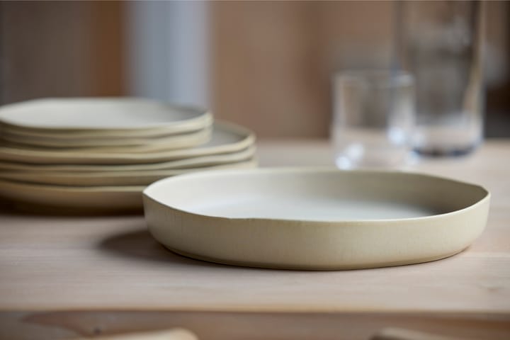 Shoku tarjoiluastia Ø28 cm, Beige Villa Collection