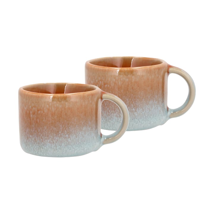 Styles espressokuppi 8 cl 2-pakkaus - Blue-amber - Villa Collection