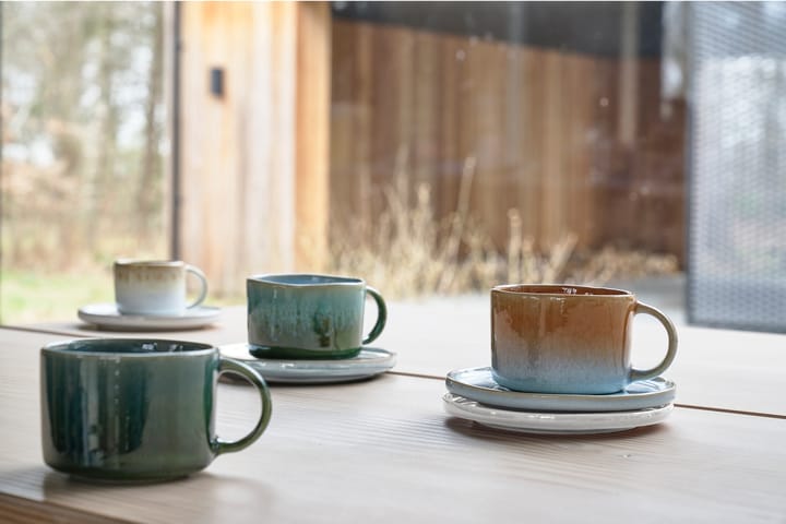 Styles espressokuppi 8 cl 2-pakkaus, Blue-amber Villa Collection