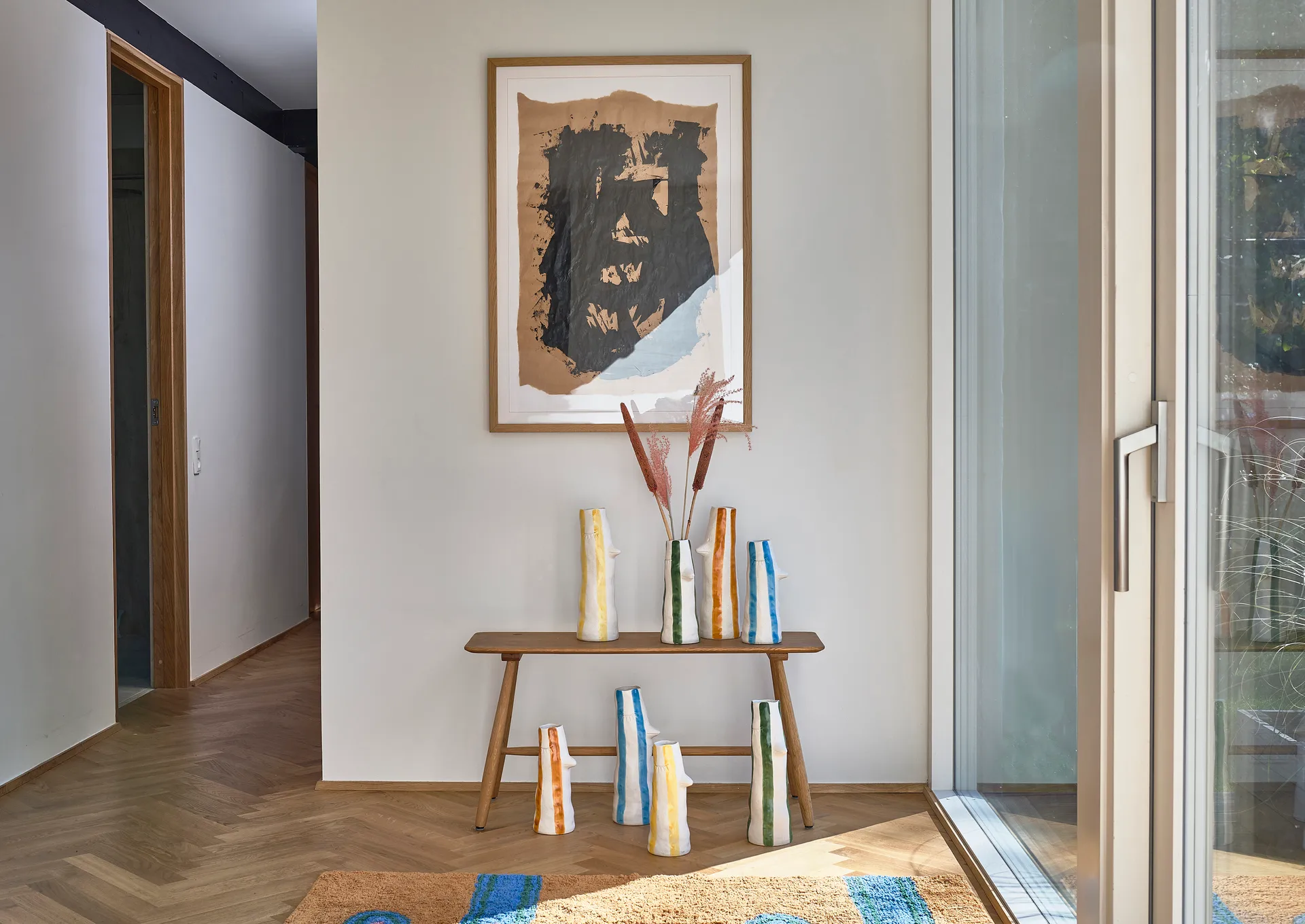 Styles maljakko nenällä ja silmäripsillä 26 cm, Brown Villa Collection