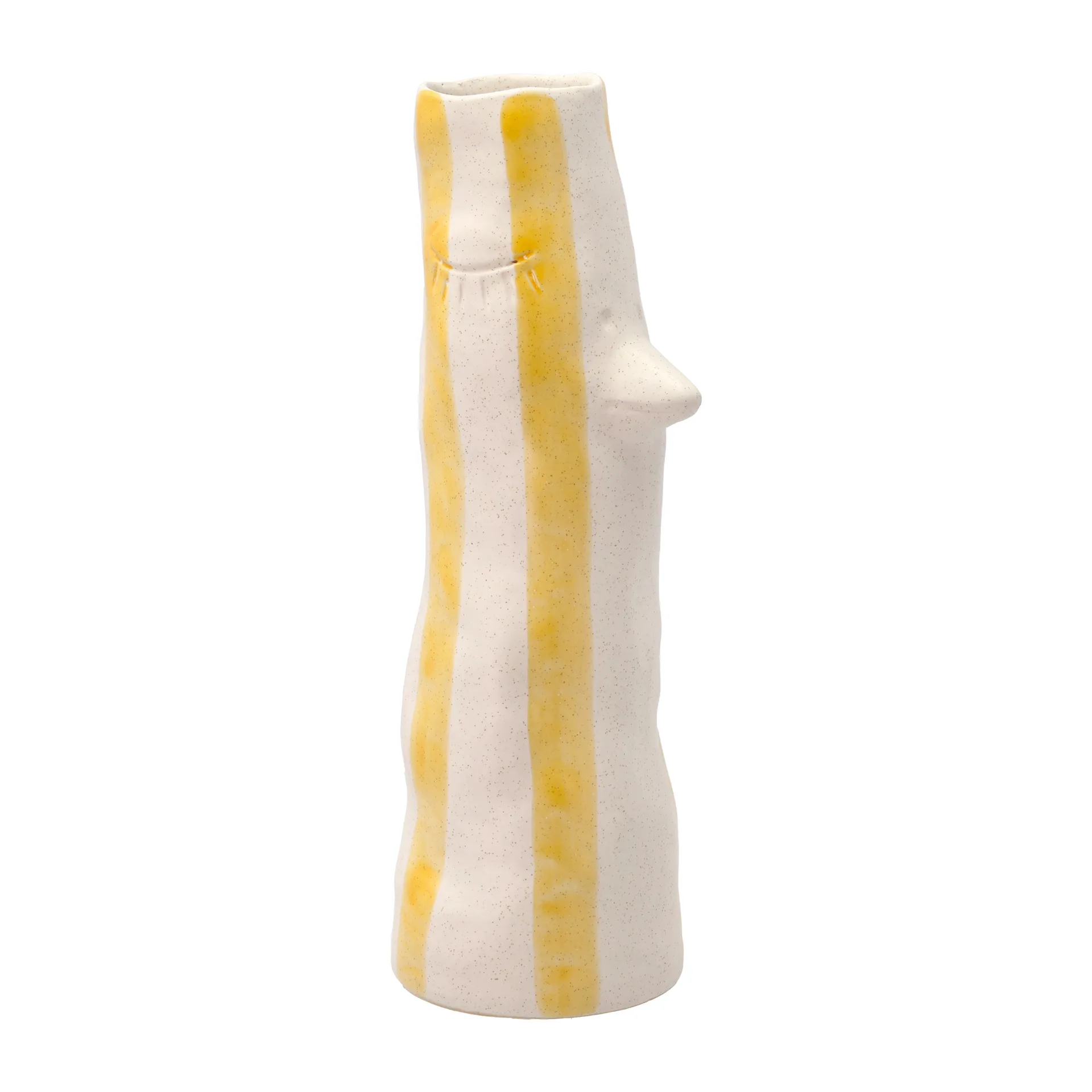 Styles maljakko nenällä ja silmäripsillä 34 cm, Yellow Villa Collection