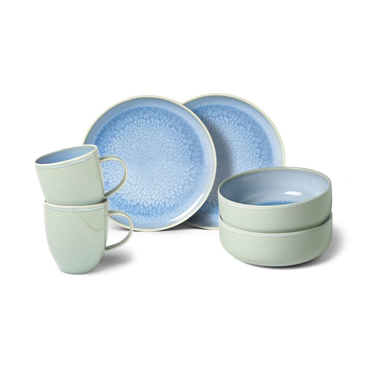 Crafted Blueberry aamiaisasetti 6 osaa - Turkoosi - Villeroy & Boch