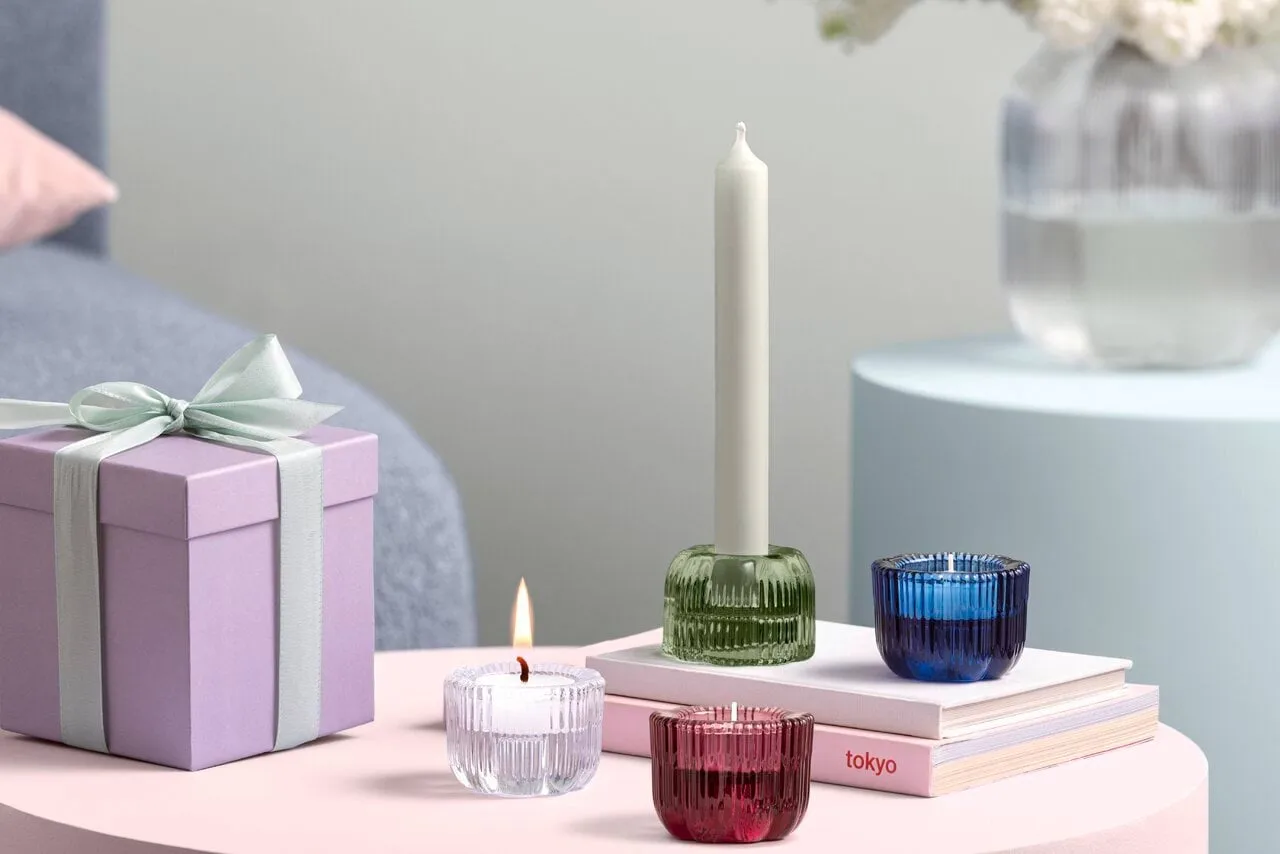 Fleur 2-in-1 kynttilälyhty, Cassis, Ø6,3 cm Villeroy & Boch