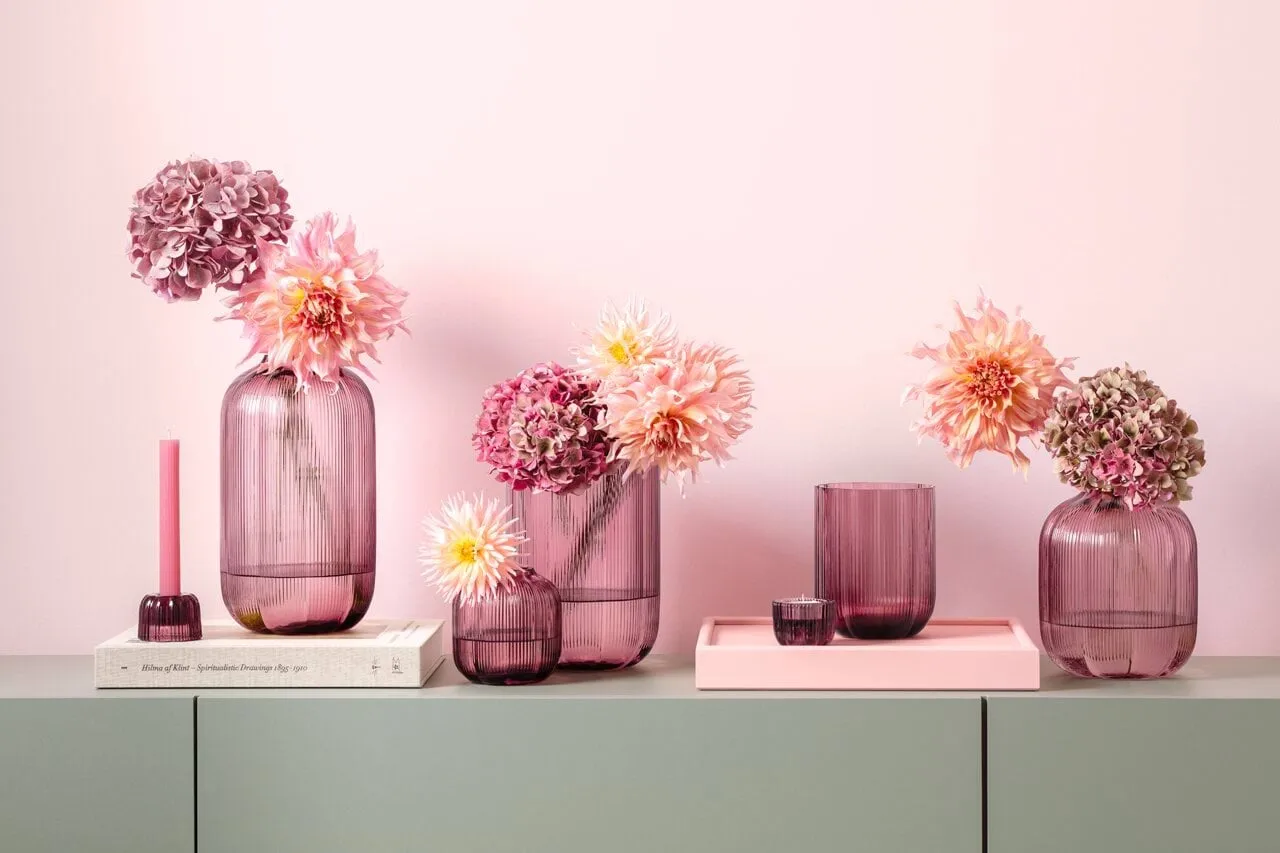 Fleur 2-in-1 kynttilälyhty, Cassis, Ø6,3 cm Villeroy & Boch