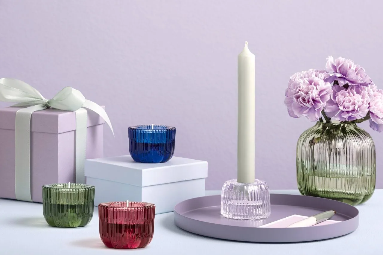 Fleur 2-in-1 kynttilälyhty, Cassis, Ø6,3 cm Villeroy & Boch