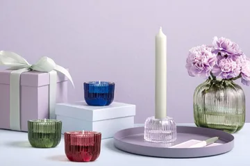 Fleur 2-in-1 kynttilälyhty - Cassis, Ø6,3 cm - Villeroy & Boch