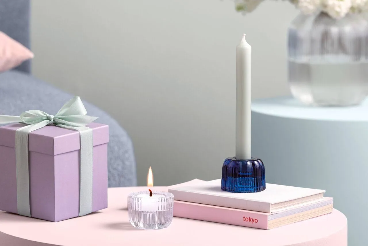 Fleur 2-in-1 kynttilälyhty, Läpinäkyvä, Ø6,3 cm Villeroy & Boch
