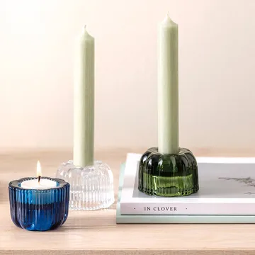 Fleur 2-in-1 kynttilälyhty - Vihreä, Ø6,3 cm - Villeroy & Boch