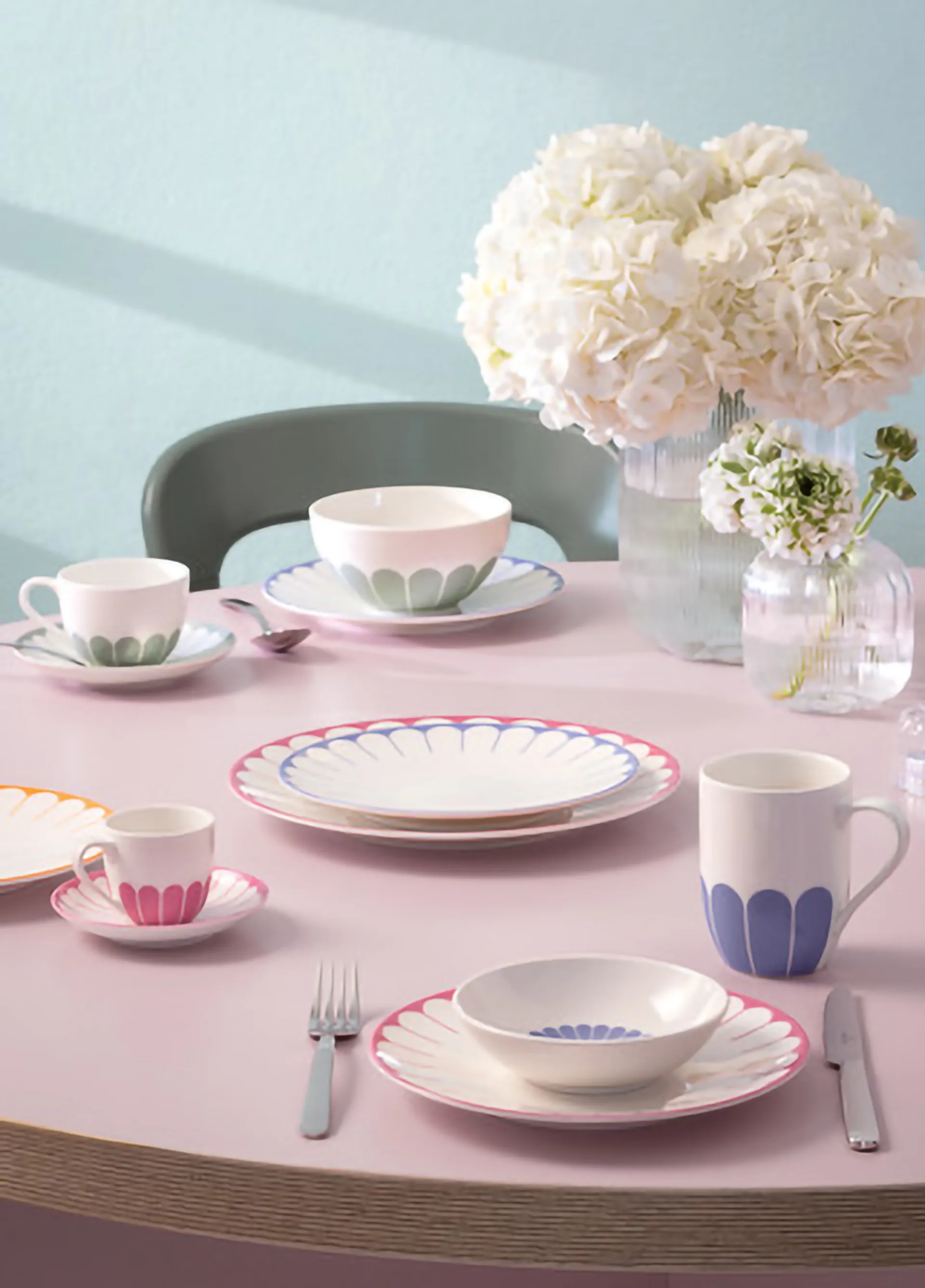 Fleur aamiaiskulho 43 cl, White-green Villeroy & Boch