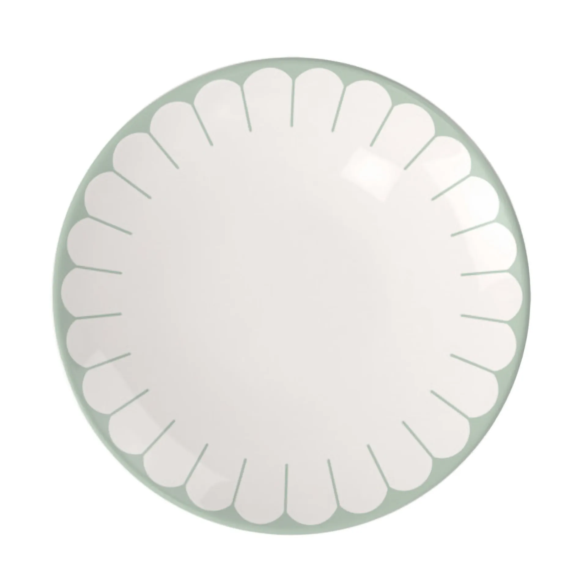Fleur lautanen Ø21 cm, White-green Villeroy & Boch