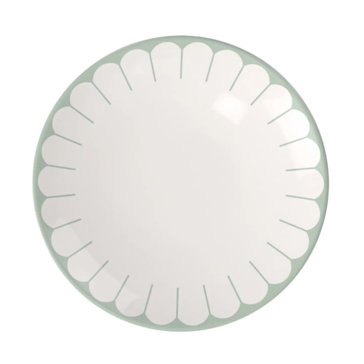 Villeroy & Boch Fleur lautanen Ø21 cm White-green