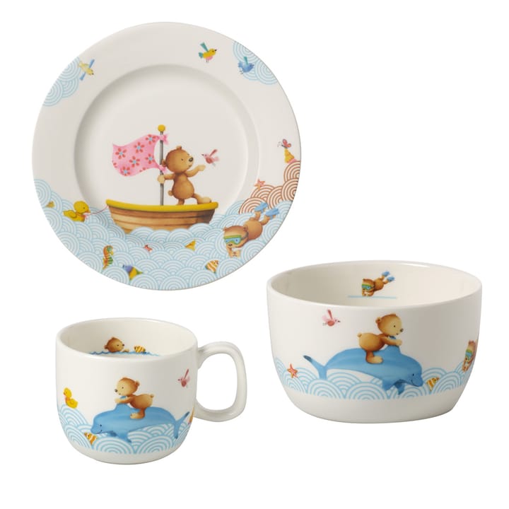 Happy as a Bear lasten astiasto, 3 osaa Villeroy & Boch