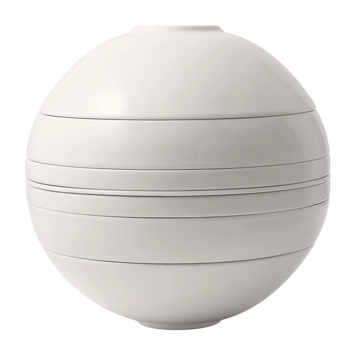 Villeroy & Boch Iconic La Boule astiasto 7 osaa Valkoinen