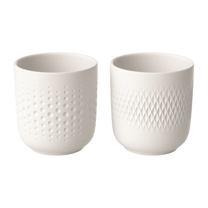 Manufacture Collier -kuppi 2-pakkaus - Valkoinen - Villeroy & Boch
