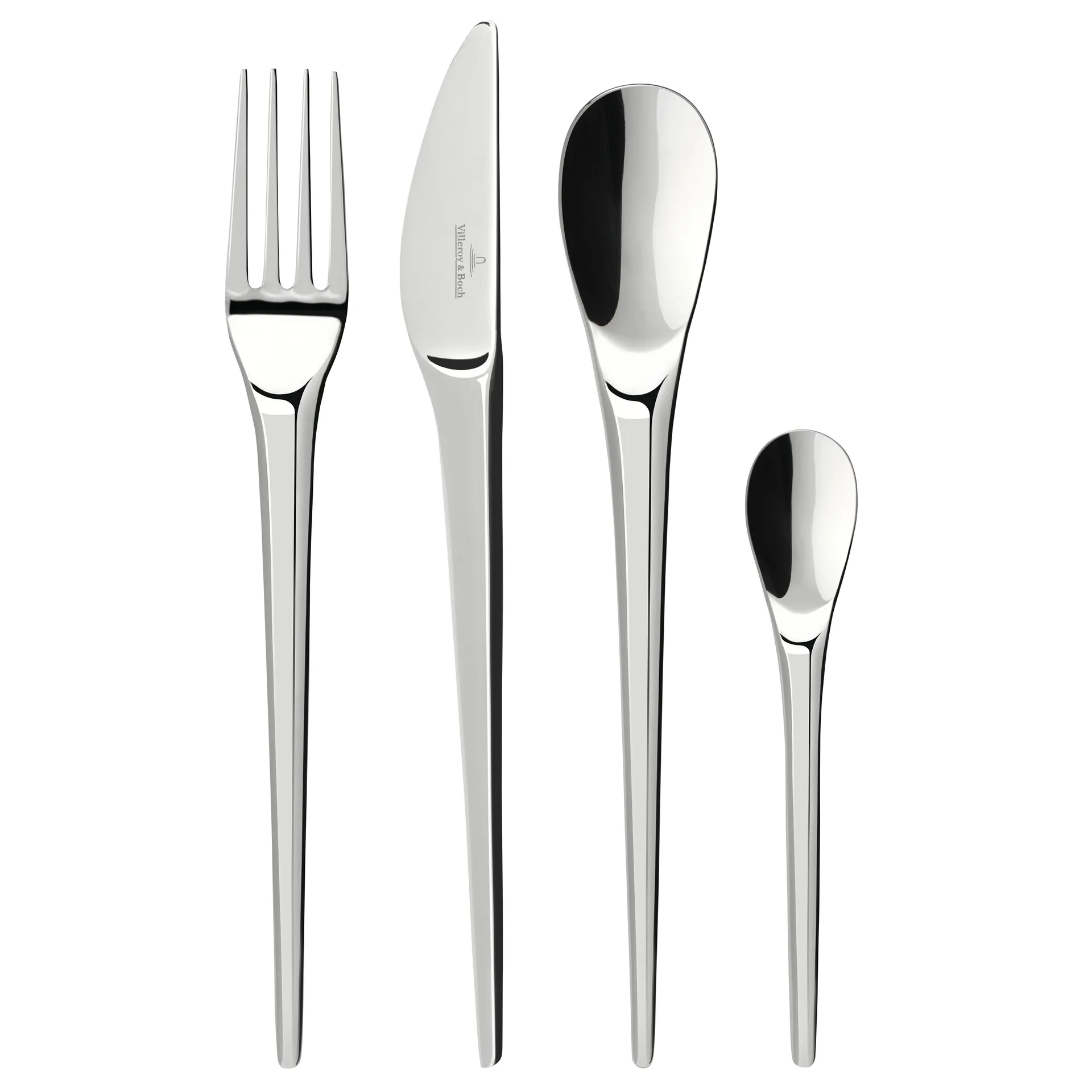 NewMoon aterinsetti, 24 osaa, Ruostumaton teräs Villeroy & Boch