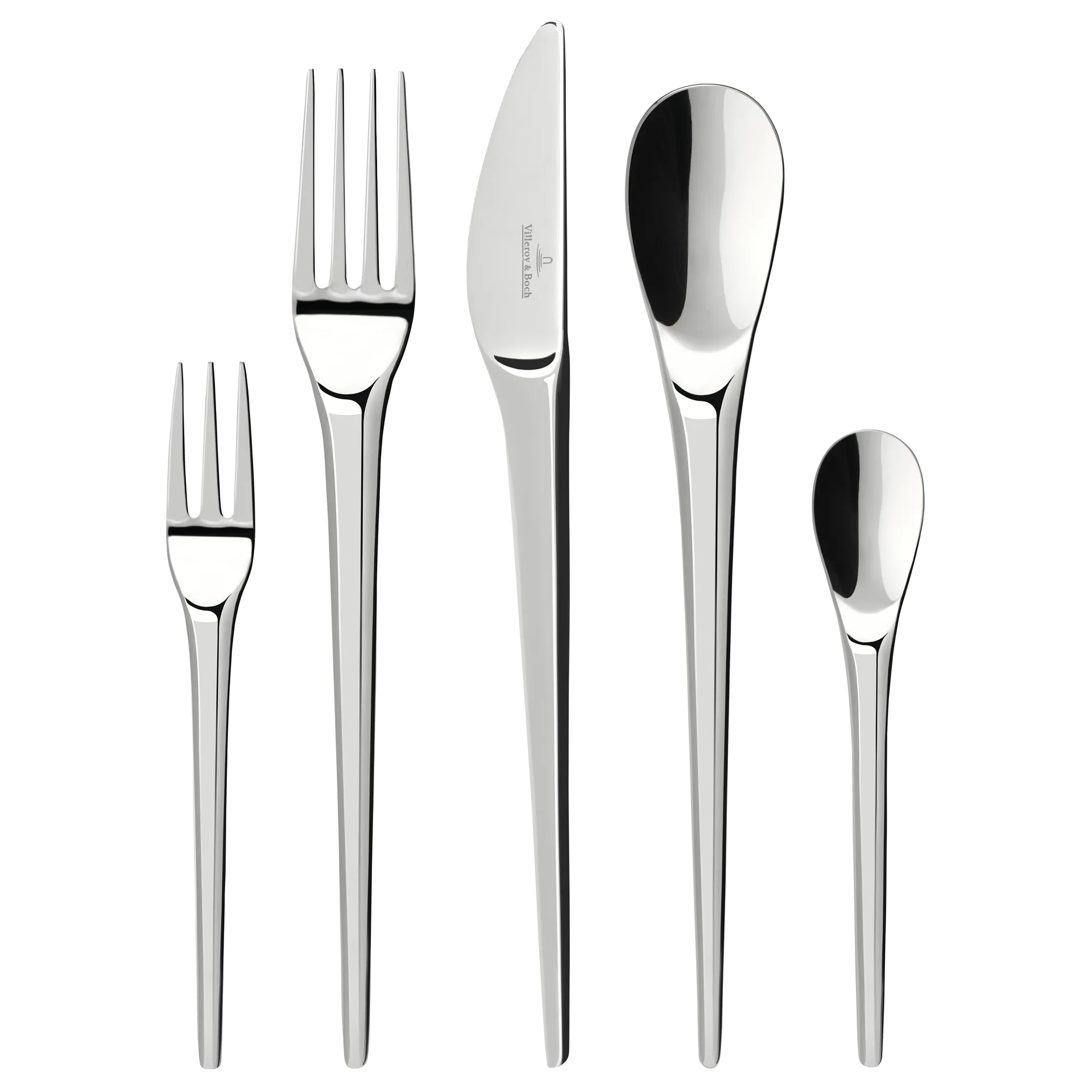 NewMoon aterinsetti, 30 osaa, Ruostumaton teräs Villeroy & Boch