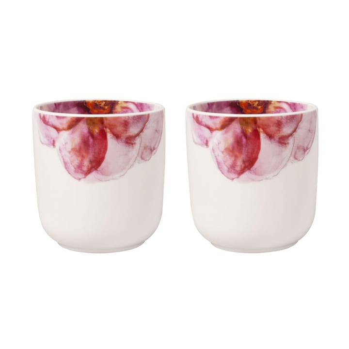 Rose Garden -kuppi 29 cl 2-pakkaus - Valkoinen - Villeroy & Boch