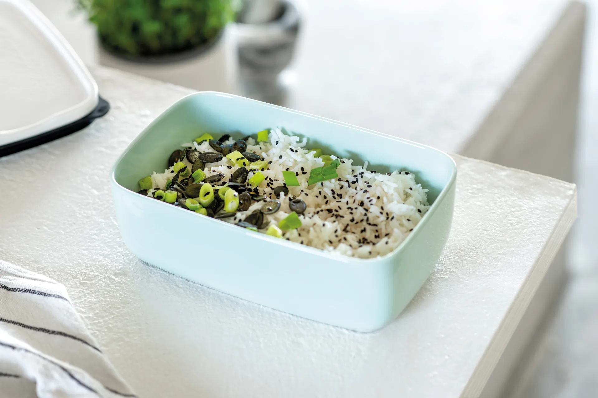 To Go & To Stay ruokalaatikko posliini L 13x20 cm, Mineral Villeroy & Boch