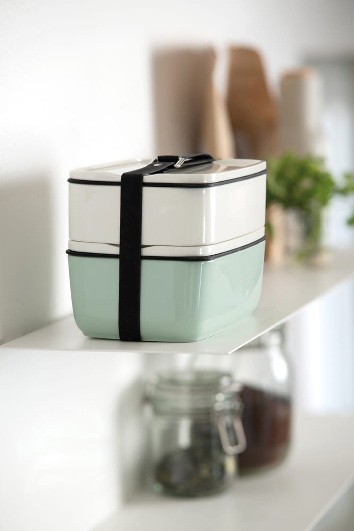 To Go & To Stay ruokalaatikko suorakulmainen setti, Vihreä-valkoinen Villeroy & Boch